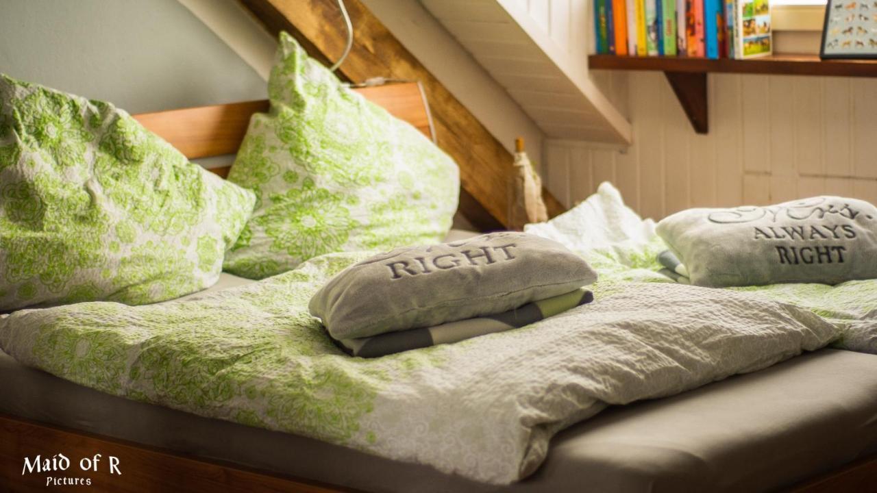 Hof Vierzehnender Im Hohen Venn - 70Qm Fachwerk-Studio - Grosses Wohn-Schlafzimmer Mit Dachterrasse Und Kaminofen - Separate Kueche - Perfekt Fuer Paare - Monschau - Eifel - Hunde Willkommen - Islandpferde Экстерьер фото
