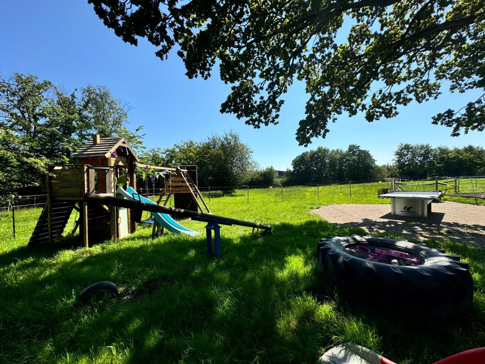 Hof Vierzehnender Im Hohen Venn - 70Qm Fachwerk-Studio - Grosses Wohn-Schlafzimmer Mit Dachterrasse Und Kaminofen - Separate Kueche - Perfekt Fuer Paare - Monschau - Eifel - Hunde Willkommen - Islandpferde Экстерьер фото